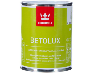 Эмаль для пола Tikkurila Betolux цвет белый 0.9 л, база A